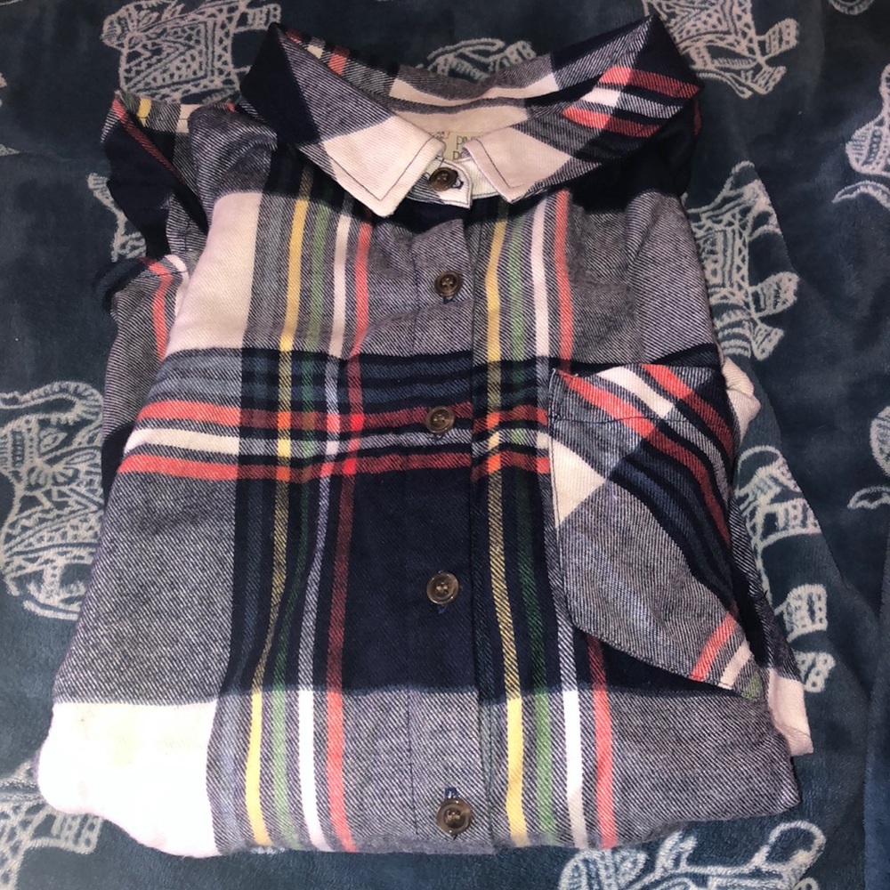 Pink Rose Plaid Flannel